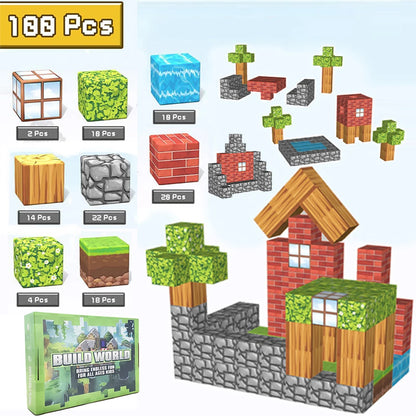 Magnetic Building Blocks STEM Construction Toy Set
