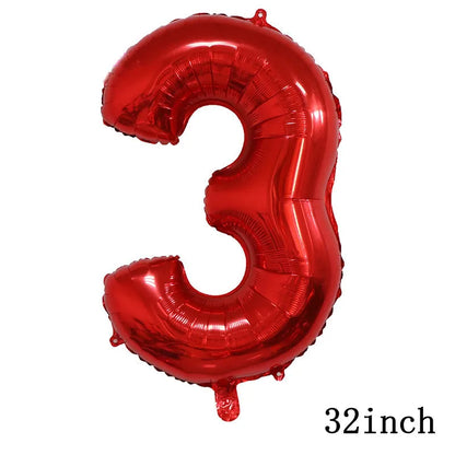 Number Latex Balloons Birthday Party Decoration Supplies
