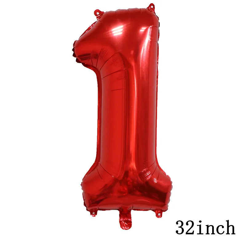 Number Latex Balloons Birthday Party Decoration Supplies