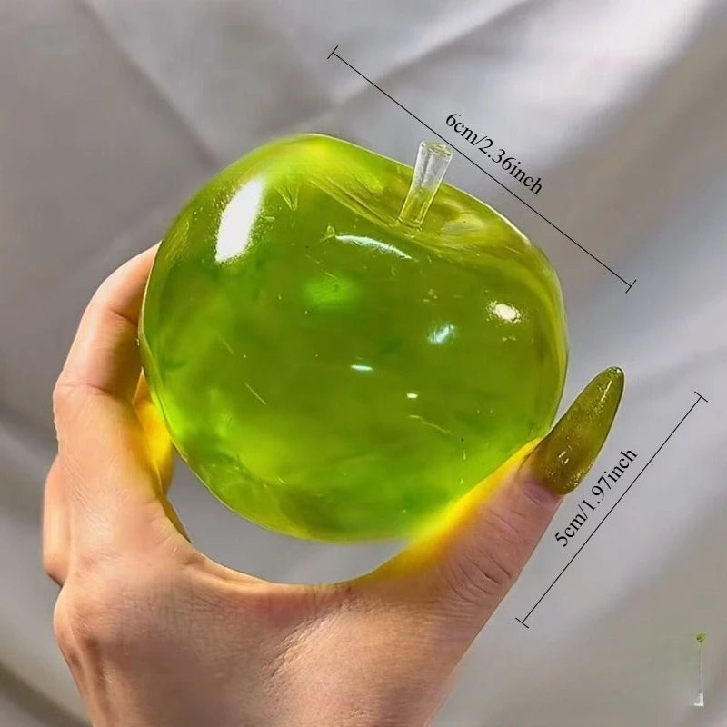 Green Apple Squishy Stress Ball Slow Rebound Fidget Sensory Toy