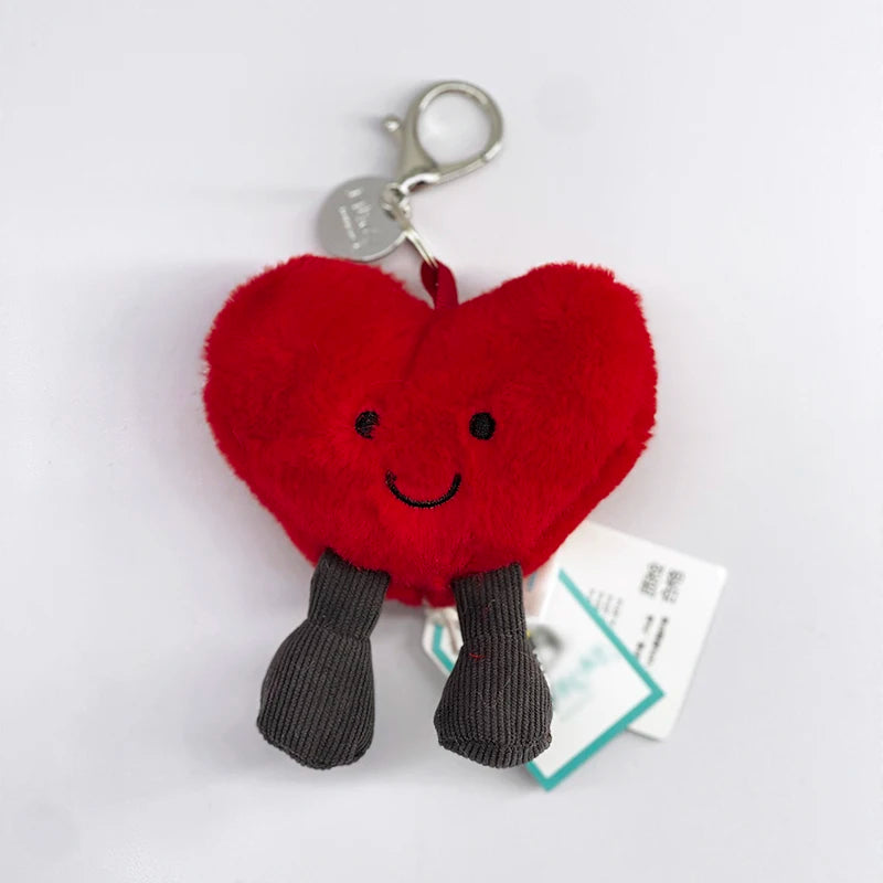 Cute Plush Keychain Soft Animal Bag Charm Pendant