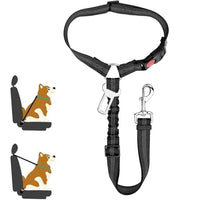 Dog Seat Belt – Adjustable Reflective Pet Car Safety Restraint