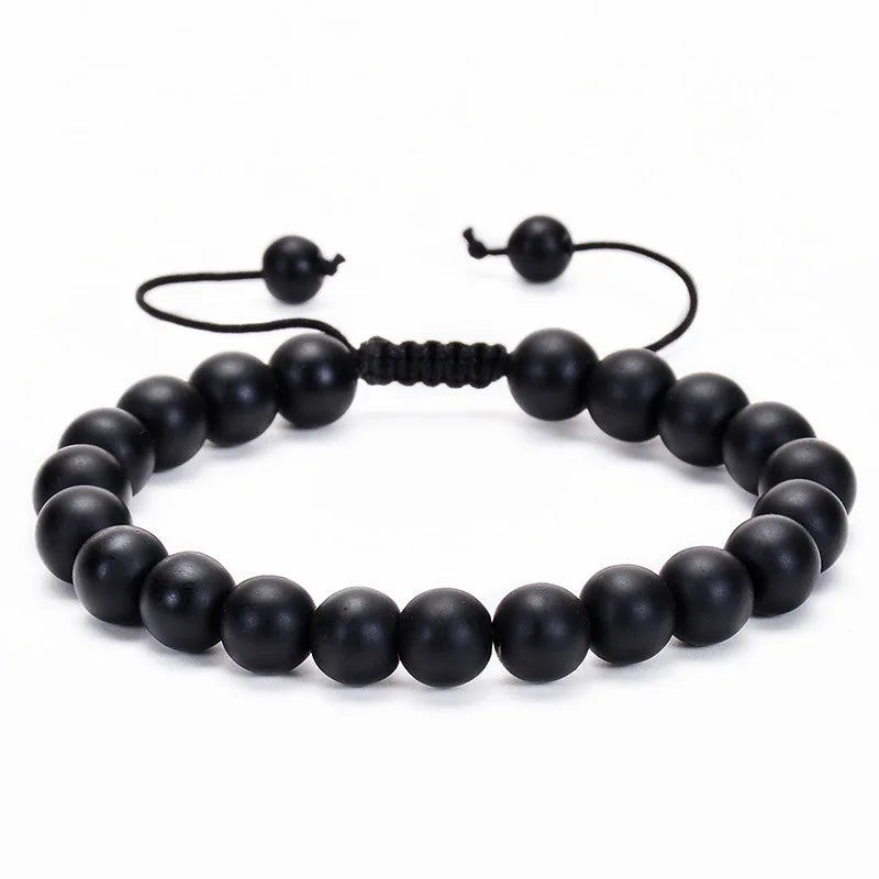 Tiger Eye Bracelet – Handmade Lava Rock Beaded Bracelet