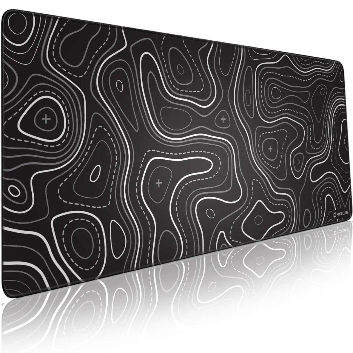 Office Excel Shortcut Large Mouse Pad, Stitched Anti Slip Rubber Base Mat for Gaming Desk Office PC Keyboard Desktop Accessories