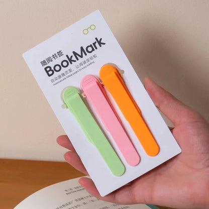 Automatic Bookmark Silicone Reading Accessory for Books