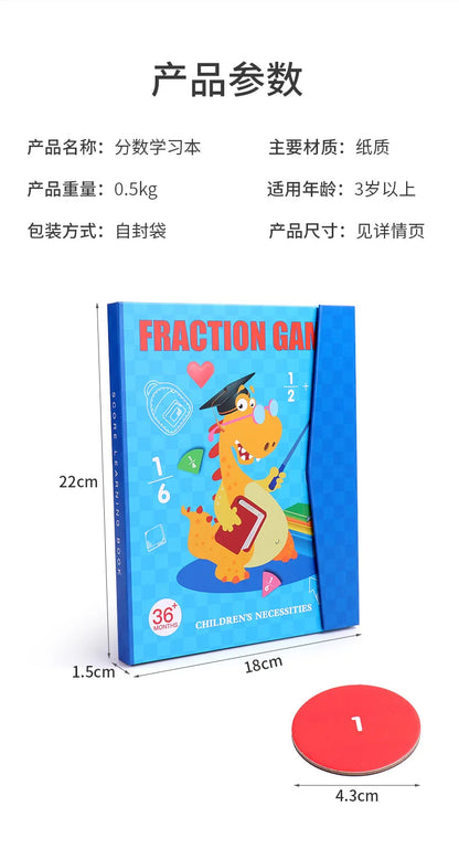 Magnetic Fraction Learning Book for Kids