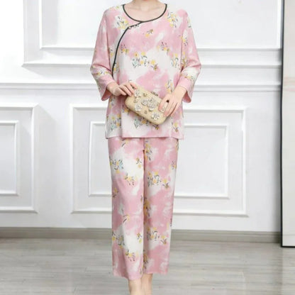Women's Cotton Sleepwear Set – Summer Two-Piece Pajamas