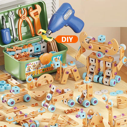 Nut and Bolt Puzzle Toy DIY Screw Assembly Educational Tool Set