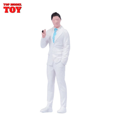 1/64 Miniature Figures Model Car Accessories Scene People Set