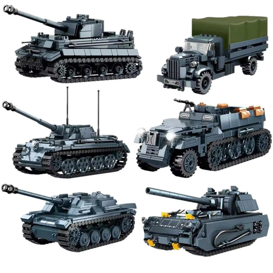 Military Army Tank Building Blocks – Armored Vehicle Model