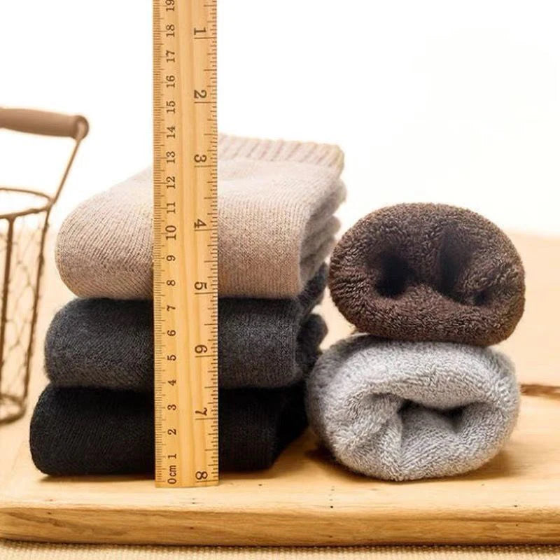 Merino Wool Socks Thick Thermal Winter Crew Socks