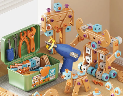 Nut and Bolt Puzzle Toy DIY Screw Assembly Educational Tool Set