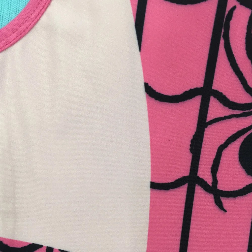 Girls Pink Halloween Costume Dress for Cosplay & Parties