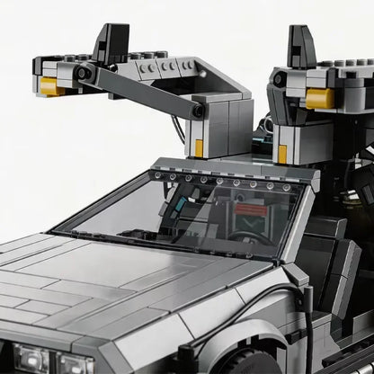 1:8 DeLorean Time Machine Building Blocks – 1872PCS Sci-Fi Car Model