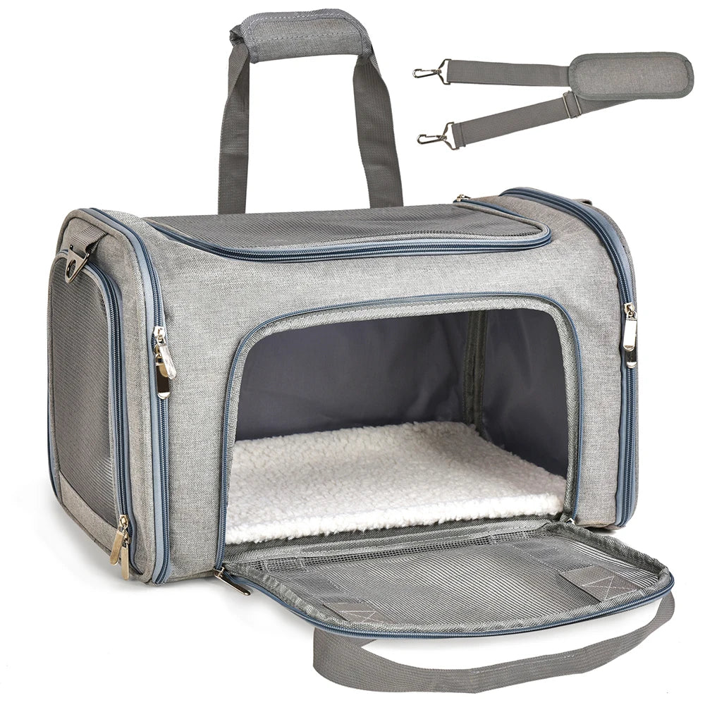 Dog Carrier Bag for Small Dogs & Cats – Airline Travel
