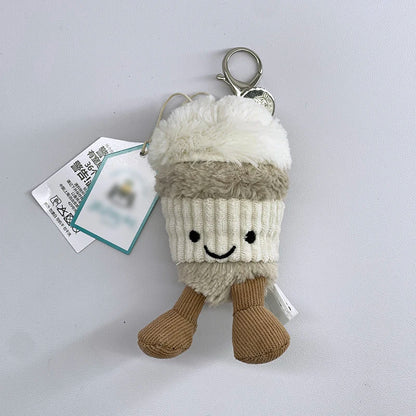 Cute Plush Keychain Soft Animal Bag Charm Pendant