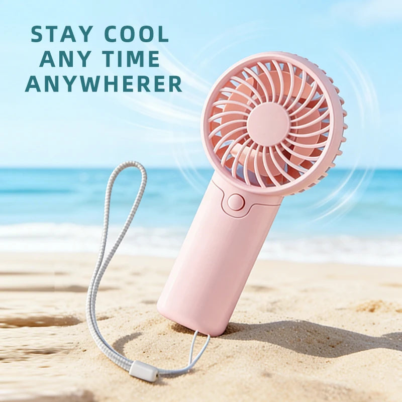 Handheld Mini Fan Rechargeable Portable Pocket Cooling Fan
