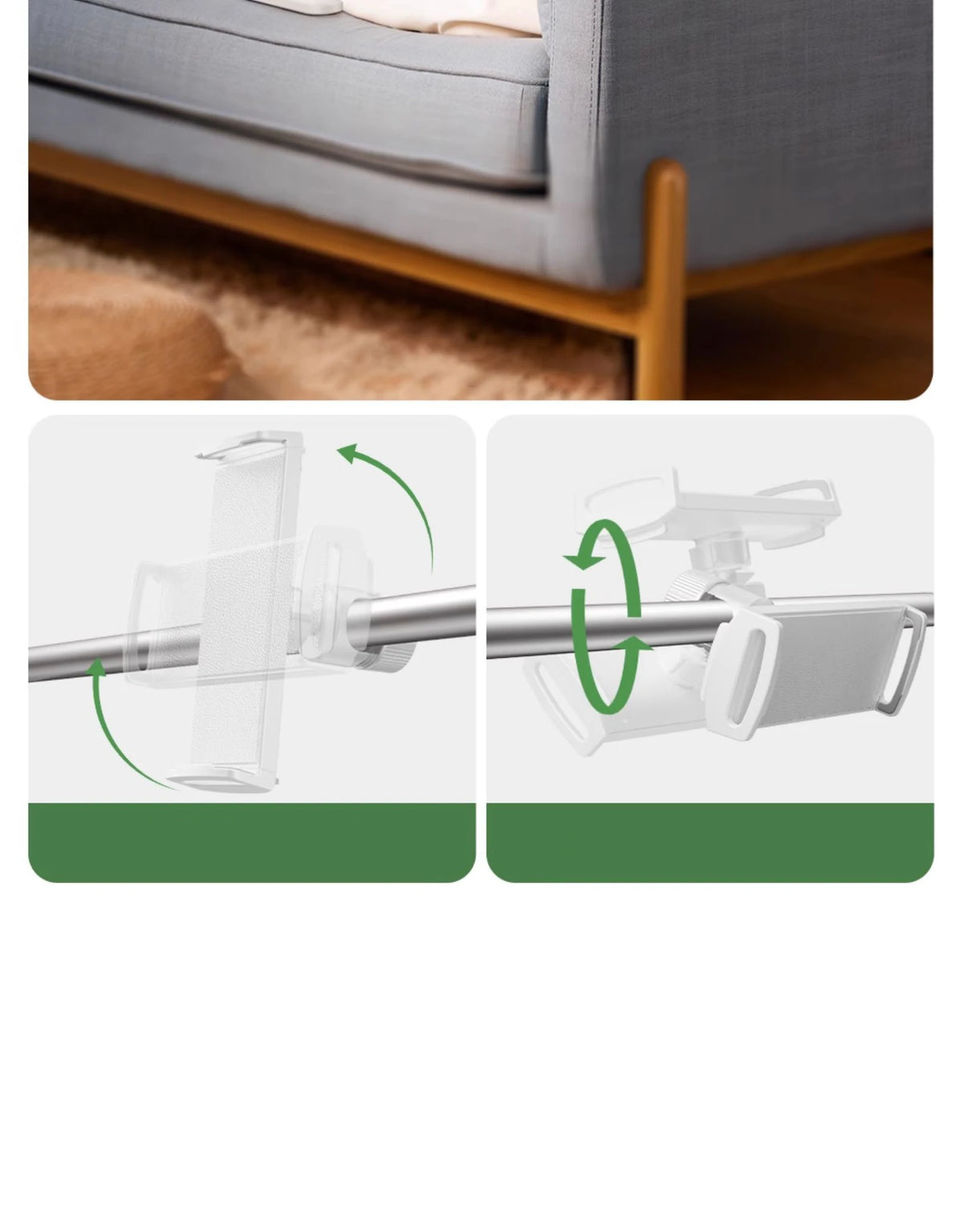 Tablet Stand for Bed – Adjustable Folding Phone & Tablet Holder