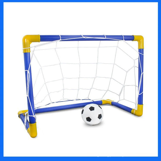 Portable Soccer Goal Set with Ball, Net & Pump