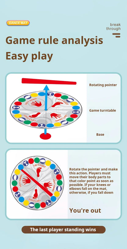 Family Twister Game Indoor Outdoor Party Game