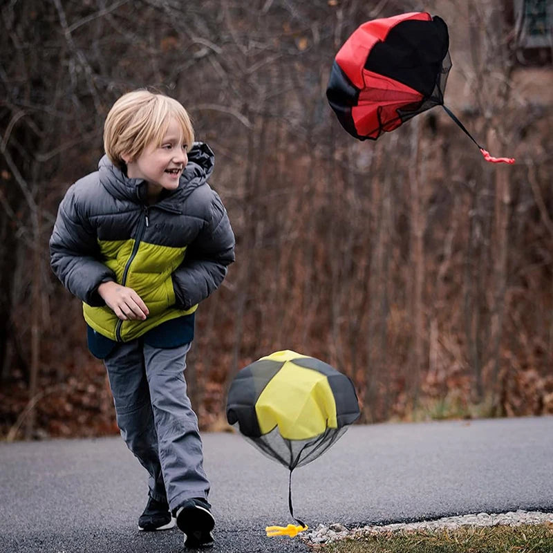 Kids Outdoor Parachute Toy Tangle Free Flying Toy