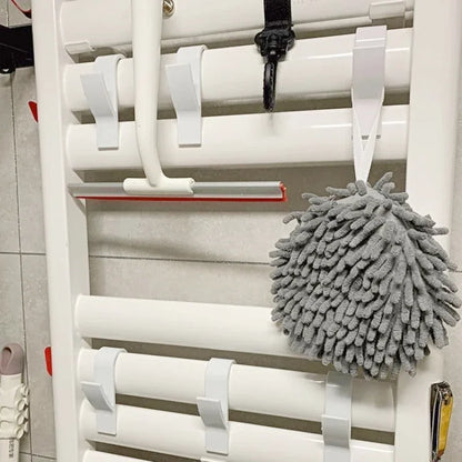 Radiator Towel Hooks Bathroom Heated Rail Hangers 2/6PCS