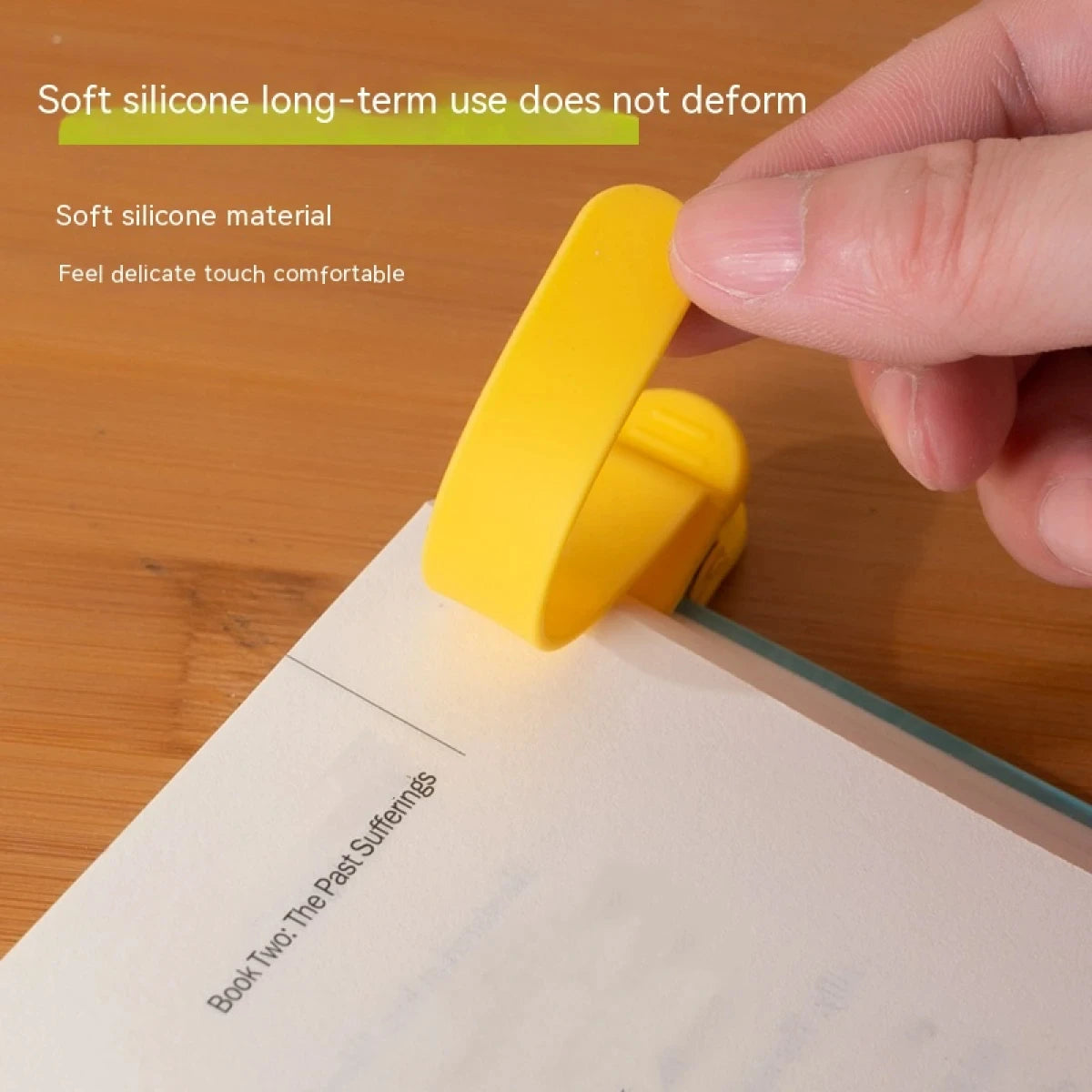 Automatic Bookmark Silicone Reading Accessory for Books