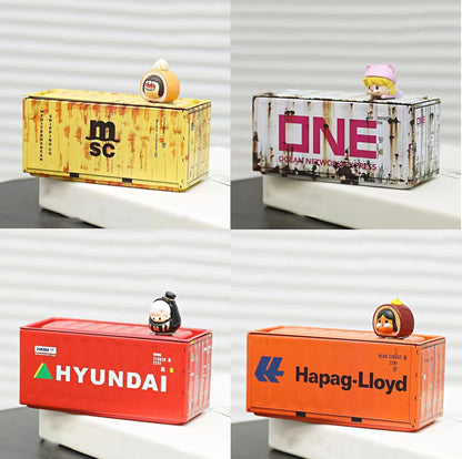 Mini Metal Storage Box Decorative Desktop Organizer