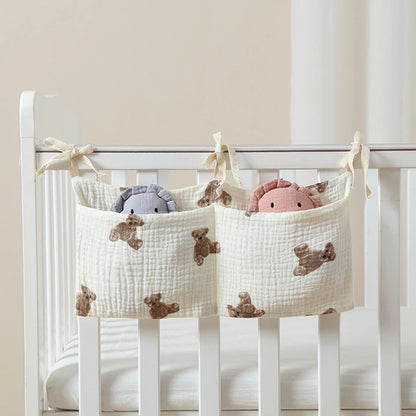 Baby Crib Organizer Hanging Diaper Caddy Storage Bag