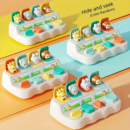 Montessori Pop Up Animal Toy – Learning Box