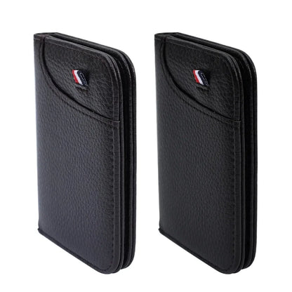 Slim Card Wallet PU Leather Mini Credit Card Holder