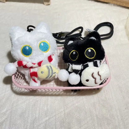 A cute plush accessory for bags, backpacks, car keys, and matching gifts.