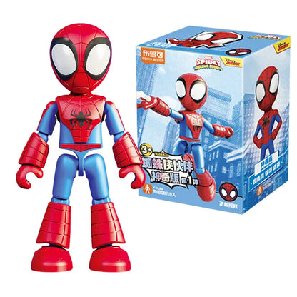 Assembly Action Figure 12cm Blind Box Building Block Toy Model