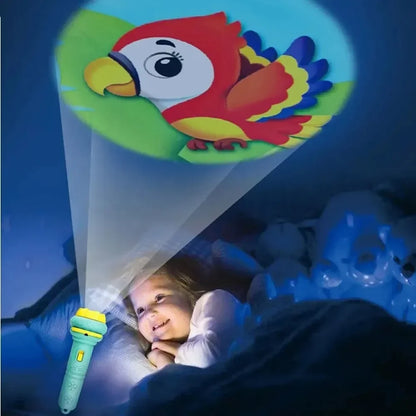 Kids Projection Flashlight Toy with 80 Cartoon Images