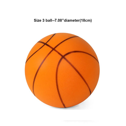 Indoor Foam Basketball, Silent Dribbling Ball