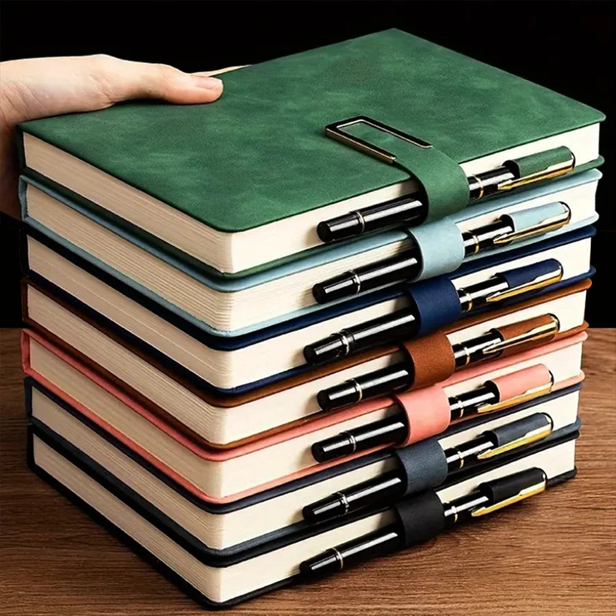 A5 Leather Notebook With Soft Cover