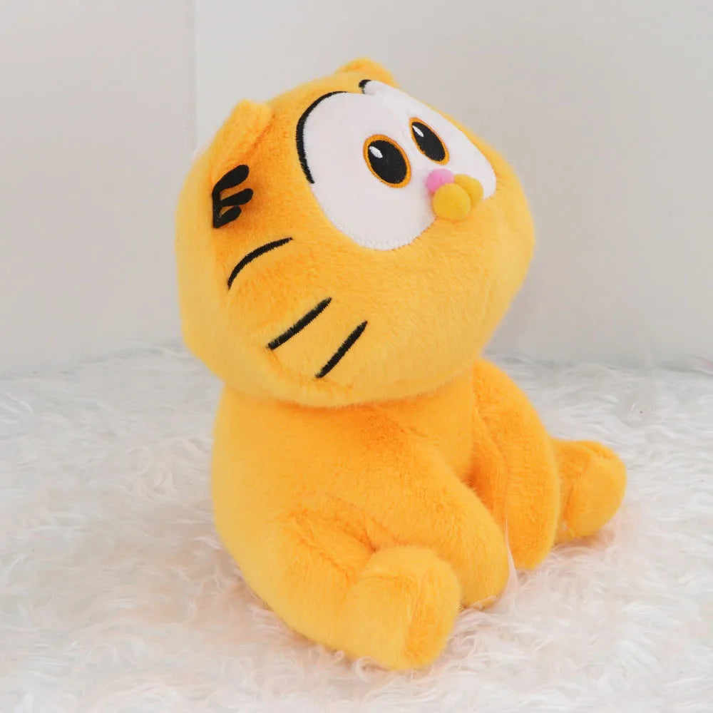Orange Cat Plush Toy 20cm Soft Stuffed Cat Doll