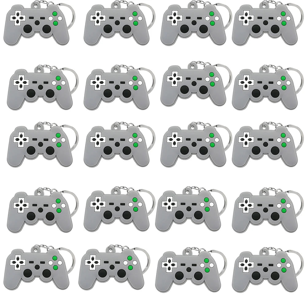 A fun gaming-inspired accessory set for keys, handbags, backpacks, party favors, and gifting.