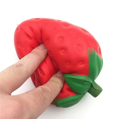 Strawberry Slow Rebound Squishy – Stress Relief Fruit Toy