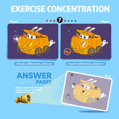 Find the Difference Game Concentration Training Puzzle Set