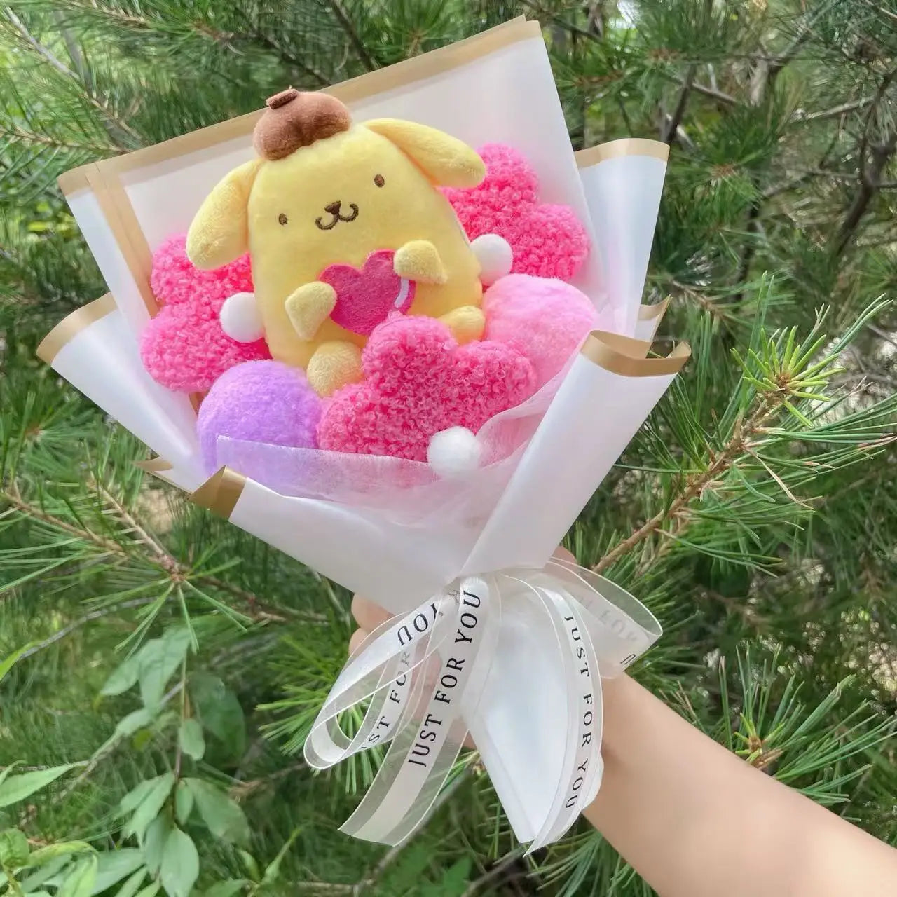 Cartoon Plush Flower Bouquet Graduation & Valentine's Gift
