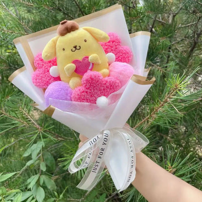 Cartoon Plush Flower Bouquet Graduation & Valentine's Gift