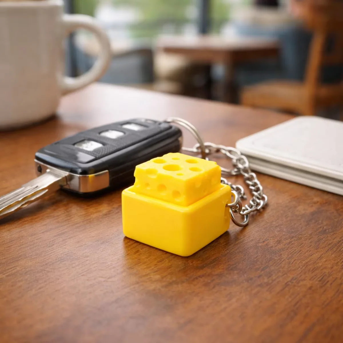 A compact clicker accessory designed for satisfying sensory play, everyday carrying, and playful gifting.