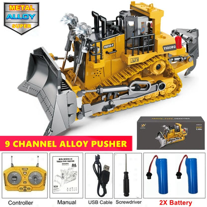 4WD RC Excavator Dump Truck Bulldozer 1:20 Remote Control Toy