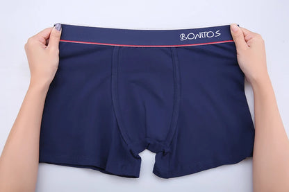 Men's Cotton Boxer Shorts 4PCS Soft Stretch Underwear Set