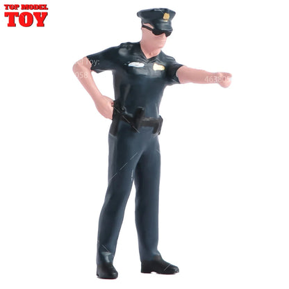 1/64 Miniature Figures Model Car Accessories Scene People Set