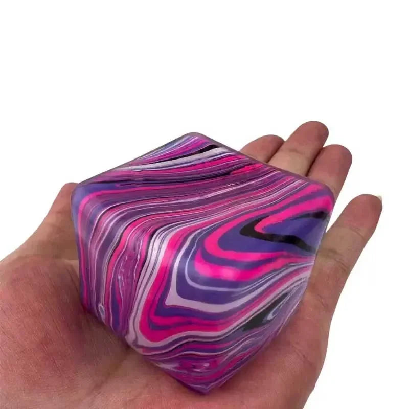 Gel Stress Relief Cube – Soft Stretchy Slow-Rebound Sensory Fidget Toy