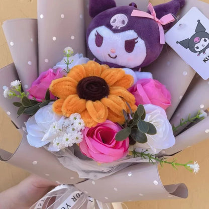 Sanrio Plush Bouquet Cute Cartoon Plush Gift 32–36cm