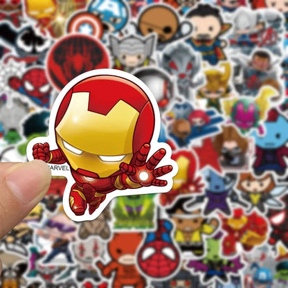 50PCS Cartoon Waterproof Stickers for Laptop Helmet & Skateboard