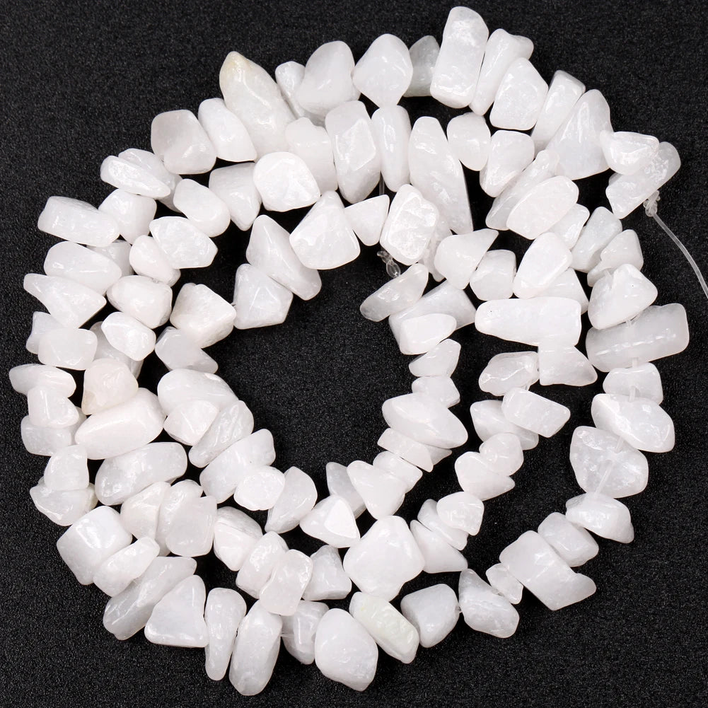Natural Stone Chip Beads Irregular Gemstone Beads 15 Inch Strand